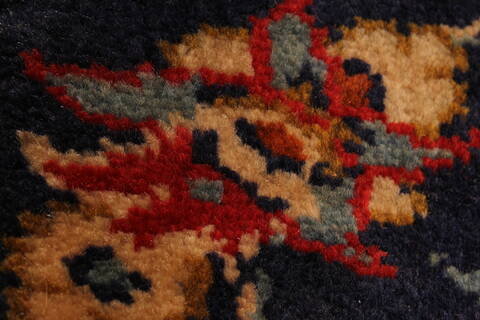 Kashan Red Hand Knotted 96 X 134  Area Rug 100-28039 Image 3