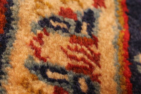 Kashan Red Hand Knotted 96 X 134  Area Rug 100-28039 Image 4
