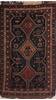 Qashqai Blue Hand Knotted 46 X 80  Area Rug 400-28041 Thumb 0