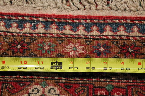 Shirvan Red Hand Knotted 56 X 810  Area Rug 400-28046 Image 3