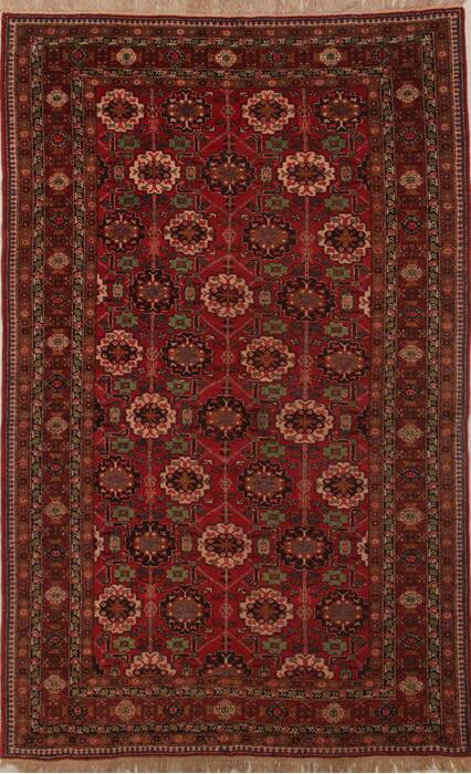 Shirvan Red Hand Knotted 56 X 810  Area Rug 400-28046 Image 0