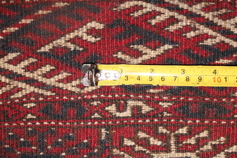 Turkman Red Hand Knotted 48 X 72  Area Rug 400-28047 Image 11