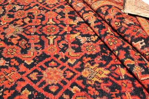 Malayer Red Hand Knotted 48 X 80  Area Rug 400-28049 Image 12