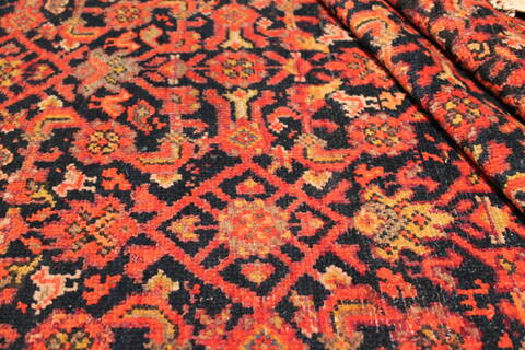 Malayer Red Hand Knotted 48 X 80  Area Rug 400-28049 Image 13