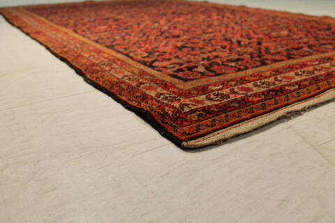 Malayer Red Hand Knotted 48 X 80  Area Rug 400-28049 Image 1