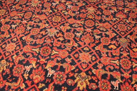 Malayer Red Hand Knotted 48 X 80  Area Rug 400-28049 Image 5
