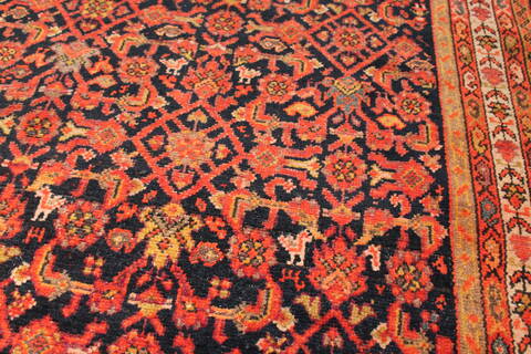 Malayer Red Hand Knotted 48 X 80  Area Rug 400-28049 Image 6