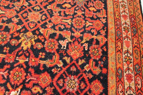 Malayer Red Hand Knotted 48 X 80  Area Rug 400-28049 Image 7