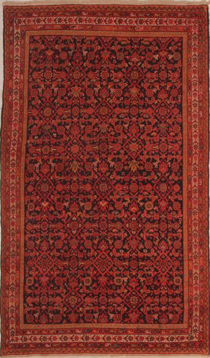 Malayer Red Hand Knotted 48 X 80  Area Rug 400-28049 Image 0