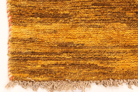 Gabbeh Yellow Hand Knotted 48 X 79  Area Rug 100-28053 Image 7