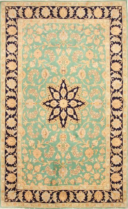 Tabriz Beige Hand Knotted 48 X 79  Area Rug 100-28058 Image 0