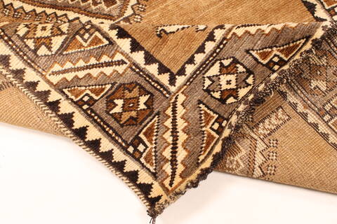 Ghoochan Beige Hand Knotted 39 X 71  Area Rug 100-28059 Image 10