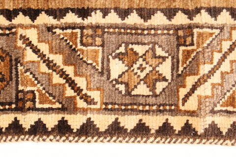 Ghoochan Beige Hand Knotted 39 X 71  Area Rug 100-28059 Image 2