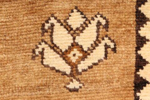 Ghoochan Beige Hand Knotted 39 X 71  Area Rug 100-28059 Image 3