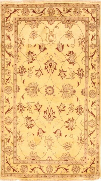 Kashmar Beige Hand Knotted 34 X 61  Area Rug 100-28060 Image 0