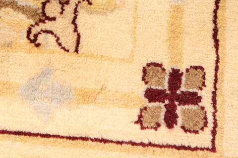 Kashmar Beige Hand Knotted 37 X 50  Area Rug 100-28061 Image 11