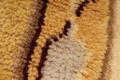Kashmar Beige Hand Knotted 37 X 50  Area Rug 100-28061 Image 12