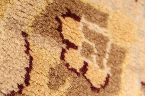 Kashmar Beige Hand Knotted 37 X 50  Area Rug 100-28061 Image 1