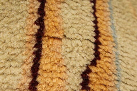 Kashmar Beige Hand Knotted 37 X 48  Area Rug 100-28063 Image 10
