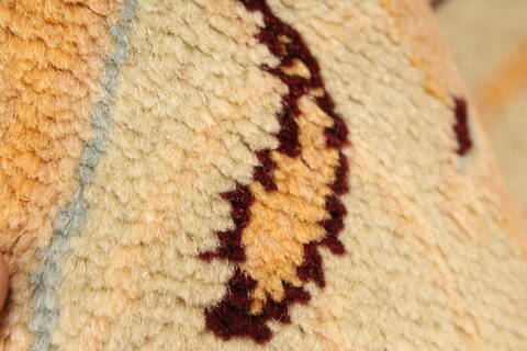 Kashmar Beige Hand Knotted 37 X 48  Area Rug 100-28063 Image 11