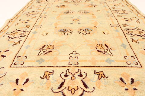 Kashmar Beige Hand Knotted 37 X 48  Area Rug 100-28063 Image 4