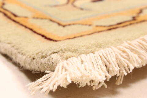 Kashmar Beige Hand Knotted 37 X 48  Area Rug 100-28063 Image 8