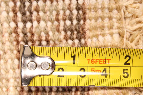 Kashmar Beige Square Hand Knotted 38 X 46  Area Rug 100-28071 Image 4