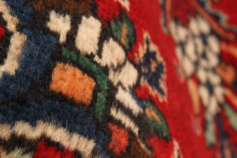Tabriz Red Runner Hand Knotted 37 X 146  Area Rug 100-28076 Image 7