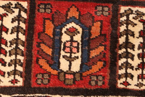 Bakhtiar Red Hand Knotted 51 X 85  Area Rug 100-28078 Image 13