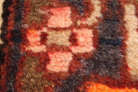 Bakhtiar Red Hand Knotted 51 X 85  Area Rug 100-28078 Image 2