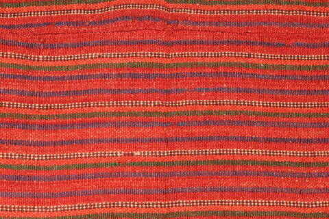 Kilim Red Square Hand Knotted 610 X 83  Area Rug 100-28082 Image 8