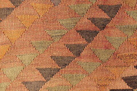 Kilim Brown Runner Hand Knotted 52 X 96  Area Rug 100-28084 Image 6