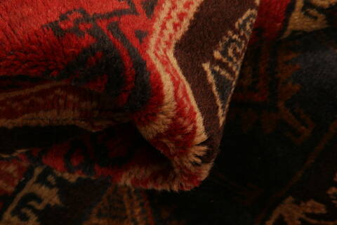 Baluch Red Hand Knotted 50 X 94  Area Rug 100-28114 Image 1
