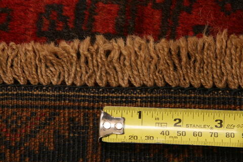 Baluch Red Hand Knotted 50 X 94  Area Rug 100-28114 Image 5