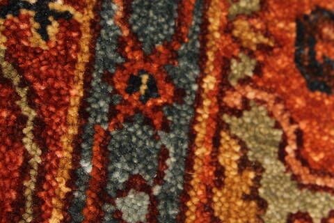 Serapi Beige Hand Knotted 41 X 61  Area Rug 250-28117 Image 10