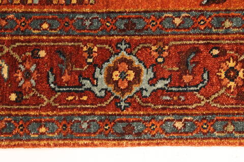 Serapi Beige Hand Knotted 41 X 61  Area Rug 250-28117 Image 4