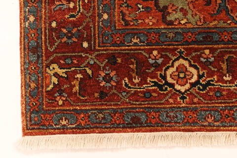 Serapi Beige Hand Knotted 41 X 61  Area Rug 250-28117 Image 6
