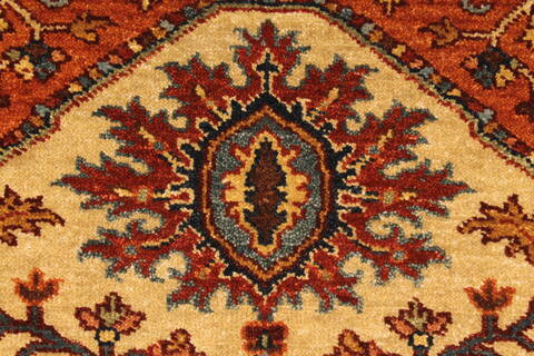 Serapi Beige Hand Knotted 41 X 61  Area Rug 250-28117 Image 8