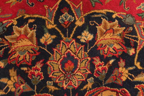 Kashmar Red Hand Knotted 97 X 130  Area Rug 100-28131 Image 11