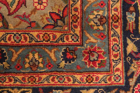 Kashmar Red Hand Knotted 97 X 130  Area Rug 100-28131 Image 12