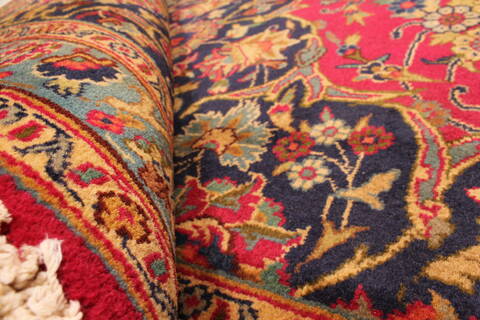 Kashmar Red Hand Knotted 97 X 130  Area Rug 100-28131 Image 3