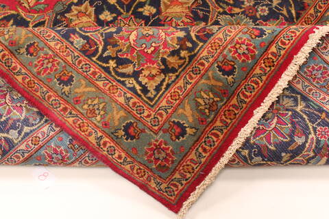 Kashmar Red Hand Knotted 97 X 130  Area Rug 100-28131 Image 4