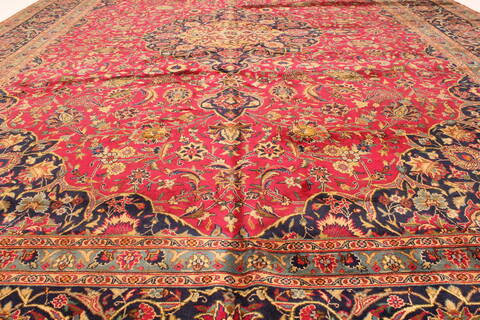 Kashmar Red Hand Knotted 97 X 130  Area Rug 100-28131 Image 6