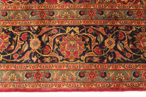 Kashmar Red Hand Knotted 97 X 130  Area Rug 100-28131 Image 7
