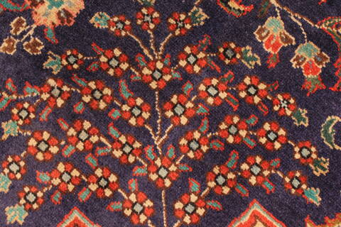 Tabriz Beige Hand Knotted 97 X 128  Area Rug 100-28132 Image 16