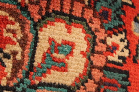Tabriz Beige Hand Knotted 97 X 128  Area Rug 100-28132 Image 5