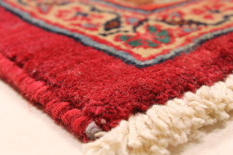 Kashan Red Hand Knotted 97 X 1210  Area Rug 100-28139 Image 15