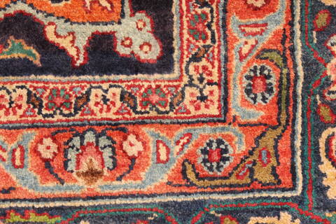 Kashan Red Hand Knotted 97 X 1210  Area Rug 100-28139 Image 4