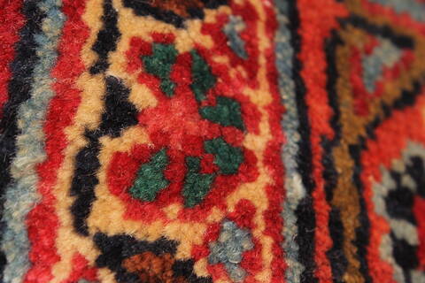 Kashan Red Hand Knotted 97 X 1210  Area Rug 100-28139 Image 7