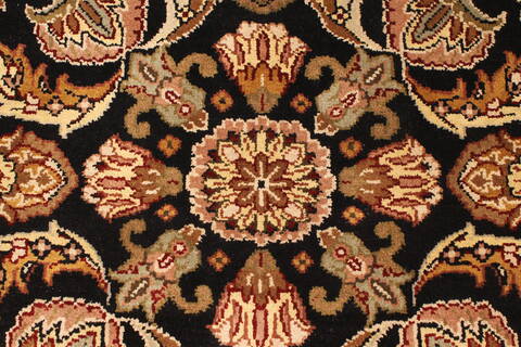 Jaipur Black Octagon Hand Knotted 50 X 50  Area Rug 250-28203 Image 2